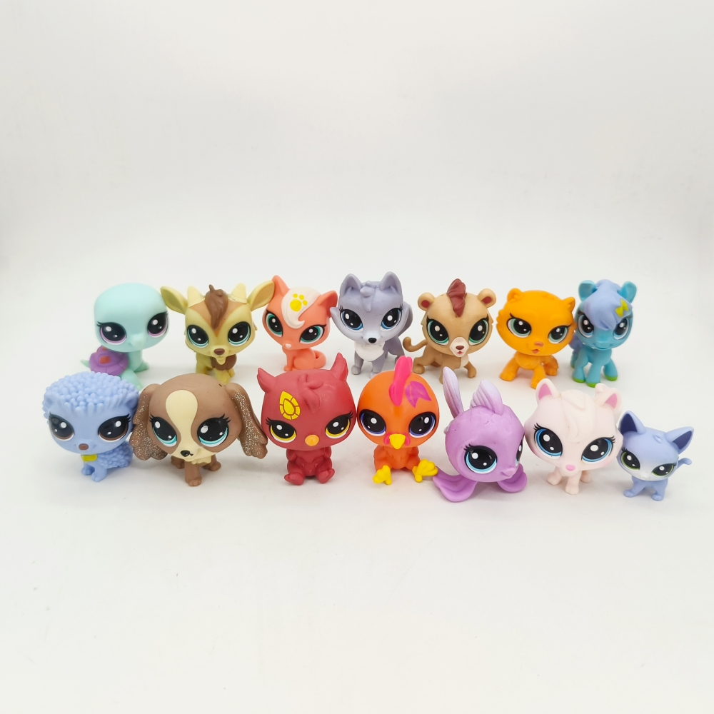 Vintage Cartoon Collectible - ของตกแต่งตั้งโต๊ะรูปสัตว์น่ารักสไตล์วินเทจ ตุ๊กตาหัวโยกตาโต แมว สุนัข เต่า ของสะสม
