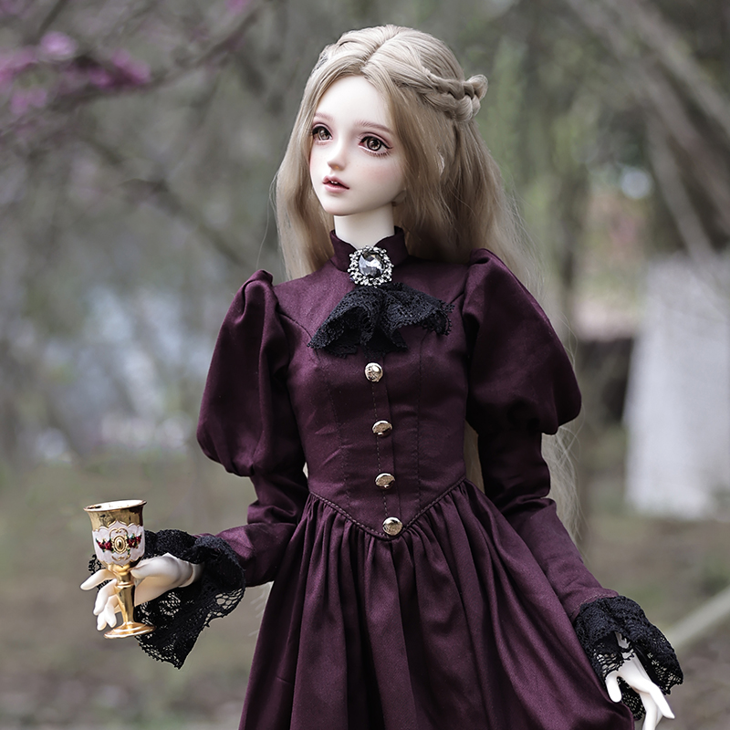Vintage Cartoon Collectible - Elina ตุ๊กตา BJD 1/3สวย Elegant Lady