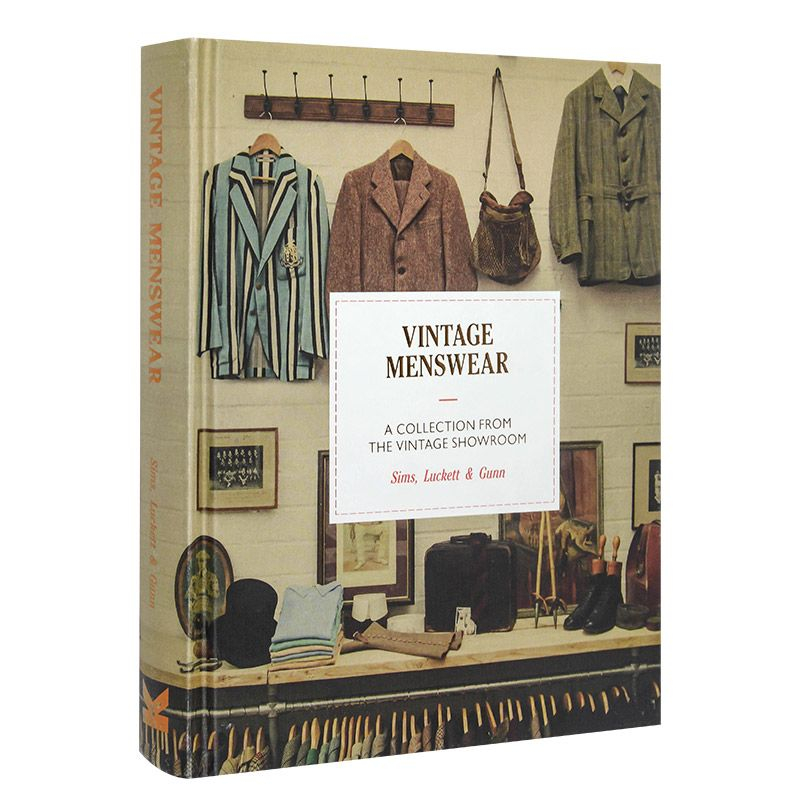 Vintage Collectible Clothing - เสื้อผ้าบุรุษสไตล์วินเทจ: คอลเลกชันจากโชว์รูมวินเทจ — หนังสือออกแบบเสื้อผ้าฉบับภาษาอังกฤษดั้งเดิม Livros Libros
