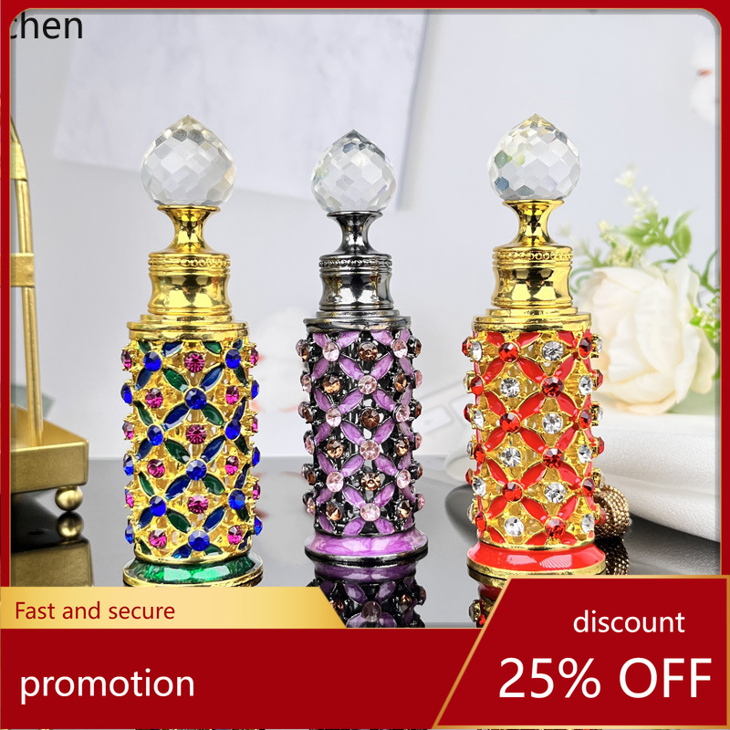 Vintage Collectible Perfume Bottles - ขวดหยดน้ำหอมแบบวินเทจสำหรับน้ำมันหอมระเหย คอลเลคชั่นเครื่องประดับ YFY