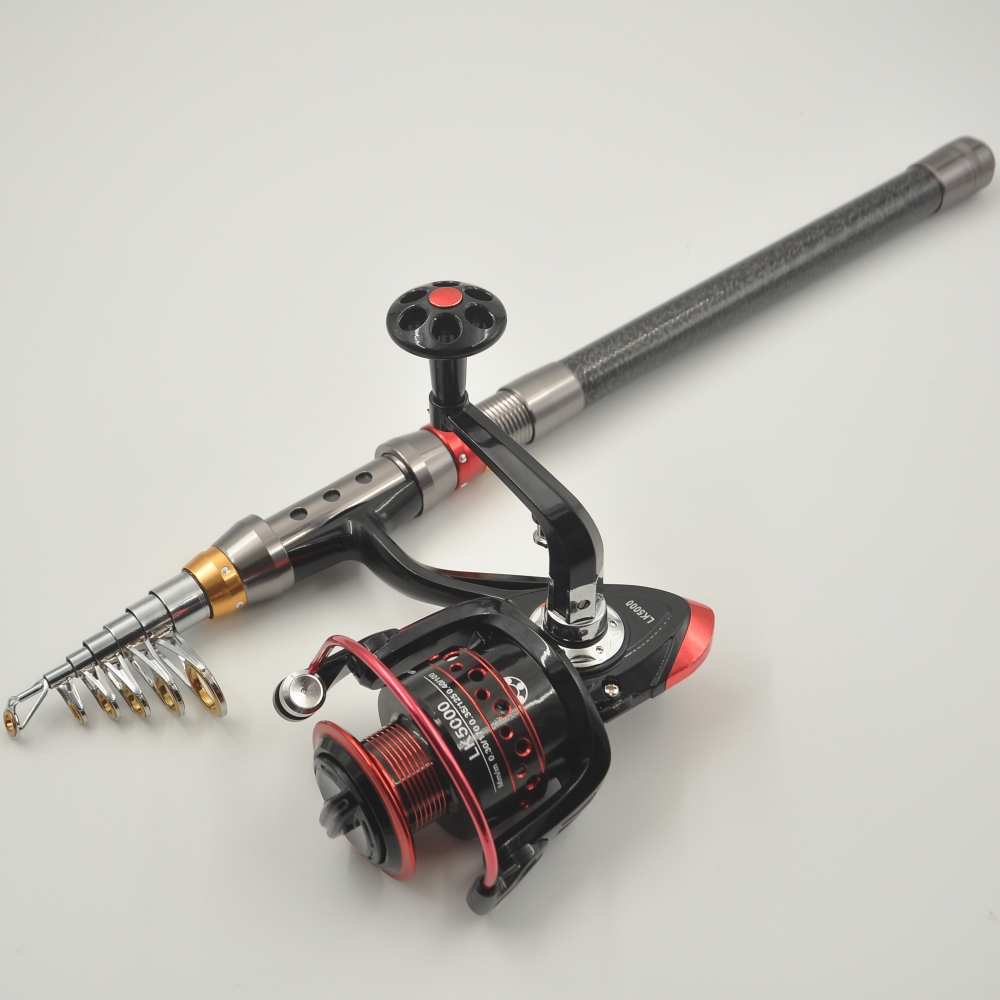 Developing Tank Reel - แบบพกพา Fishing Rod และ Reel ชุด