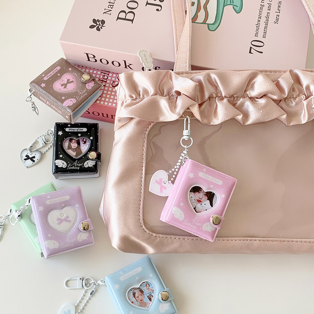 Polaroid Photo Album - แฟชั่นเคป๊อป มินิเลิฟวิงส์ อัลบั้มรูป 2 นิ้ว กระเป๋าเป้สะพายหลังสาวน่ารัก