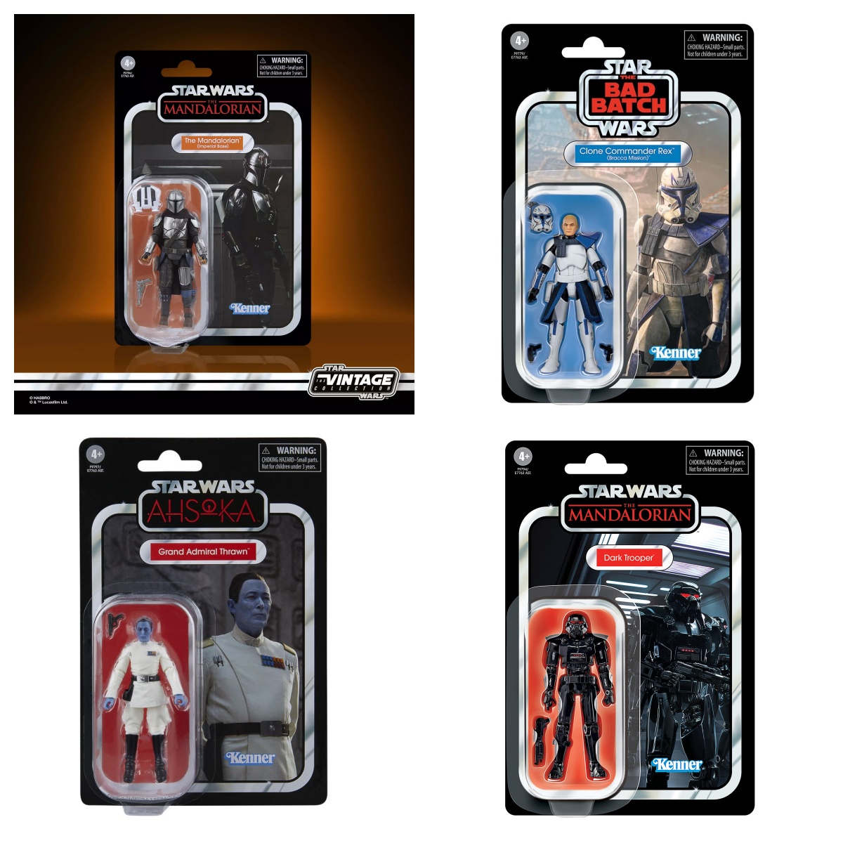 Vintage Collectible Figures - ของเล่นฟิกเกอร์แอคชั่นขนาด 3.75 นิ้ว ซีรีส์ Star Wars