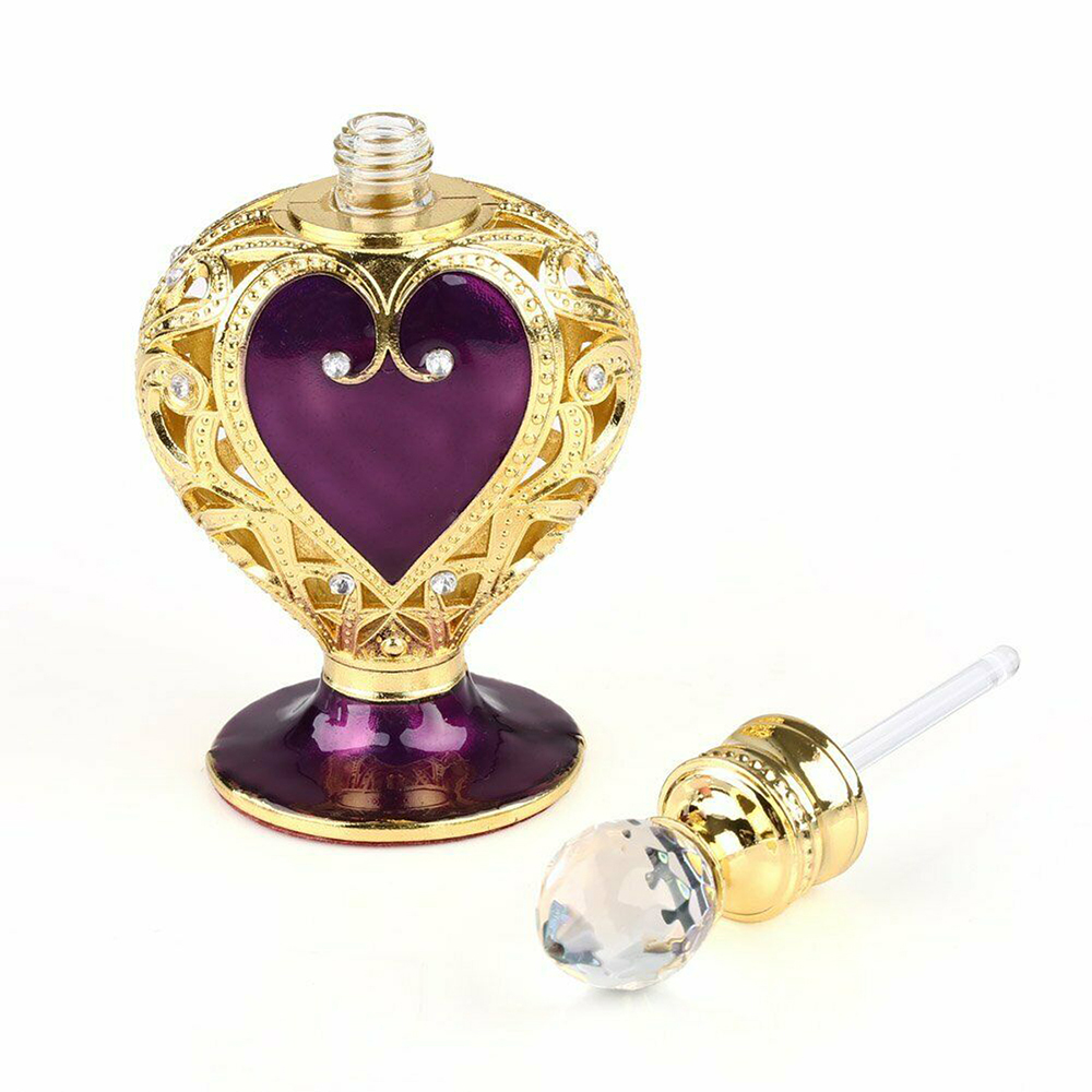 ขวดน้ำหอมคริสตัลหรูหรา รูปทรงม - Vintage Collectible Perfume Bottles บทวิจารณ์และราคา