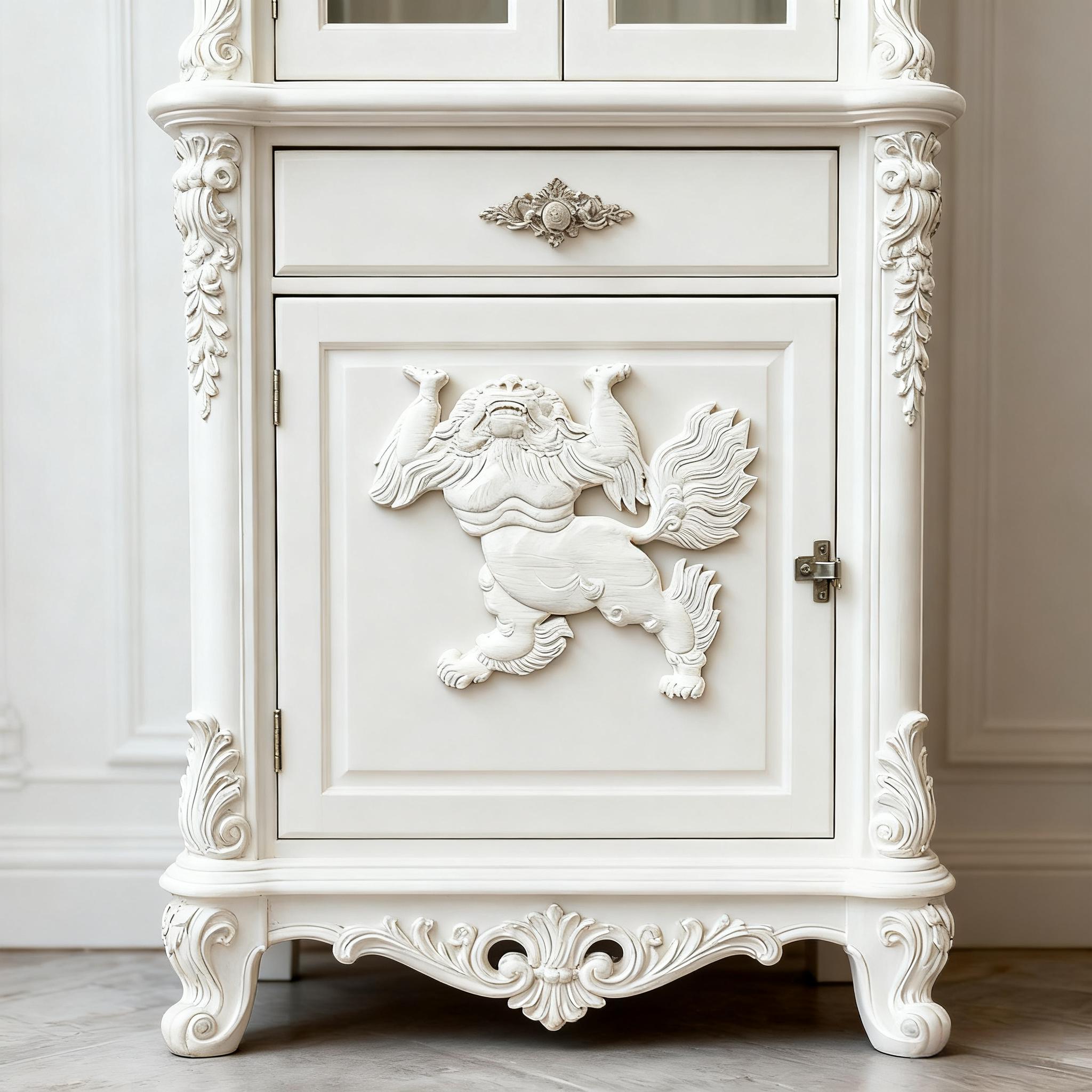 งานไม้แกะสลักลายมังกรและสิงโตส - Vintage Things Collection บทวิจารณ์และราคา