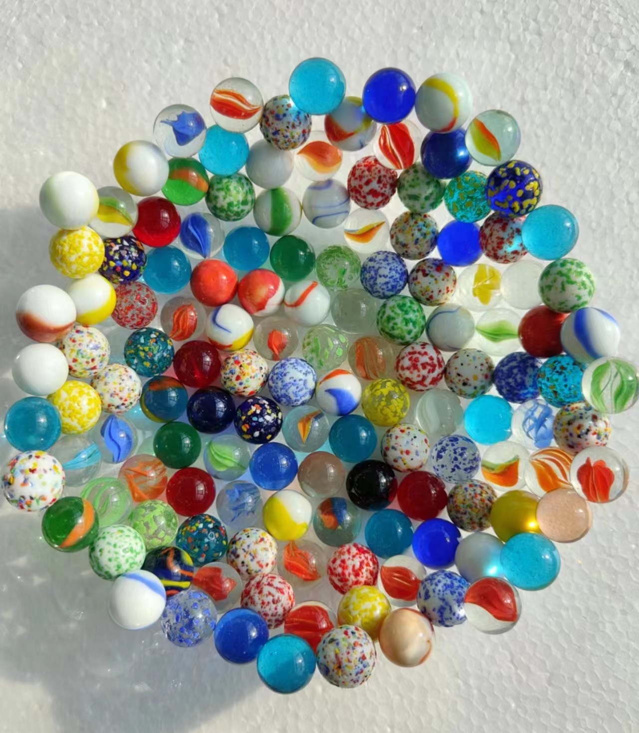 ลูกแก้วสีขนาด 16 มม. 25 มม. 35 - Vintage Collectible Marbles บทวิจารณ์และราคา