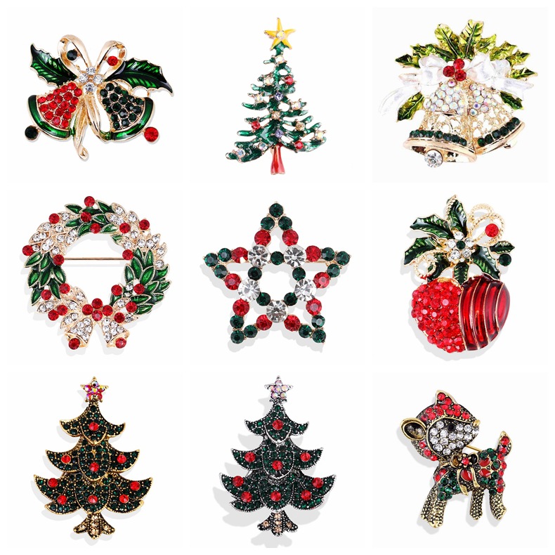 คอลเลกชันเข็มกลัดคริสต์มาสประด - Vintage Collectible Clothing บทวิจารณ์และราคา
