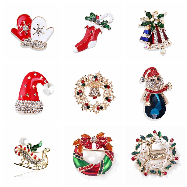 คอลเลกชันเข็มกลัดคริสต์มาสประด - Vintage Collectible Clothing บทวิจารณ์และราคา