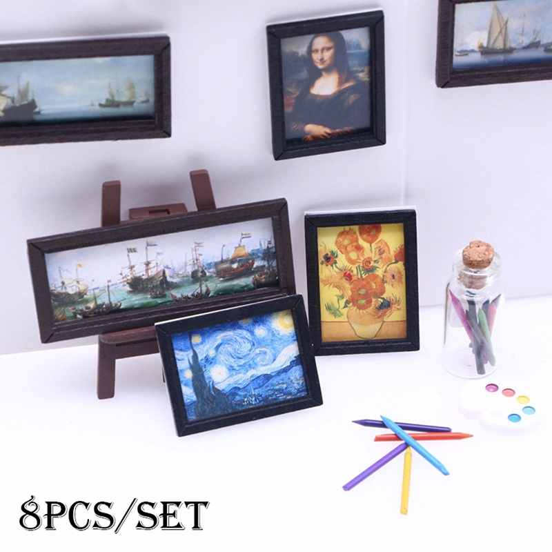8 ชิ้น/เซ็ต 1:12 Dollhouse Min - Vintage Toy Collector บทวิจารณ์และราคา