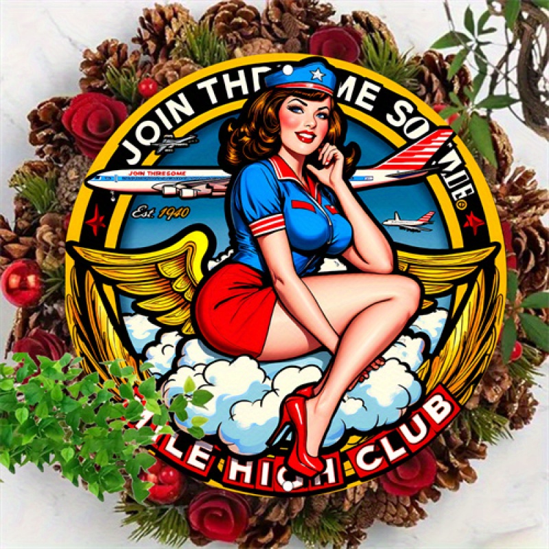 ป้ายโลหะอะลูมิเนียมทรงกลม 2 มิ - Vintage Collectible Signs บทวิจารณ์และราคา