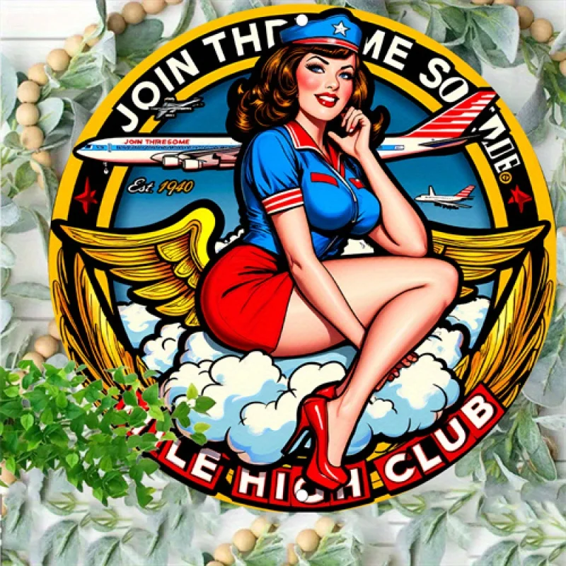 ป้ายโลหะอะลูมิเนียมทรงกลม 2 มิ - Vintage Collectible Signs บทวิจารณ์และราคา