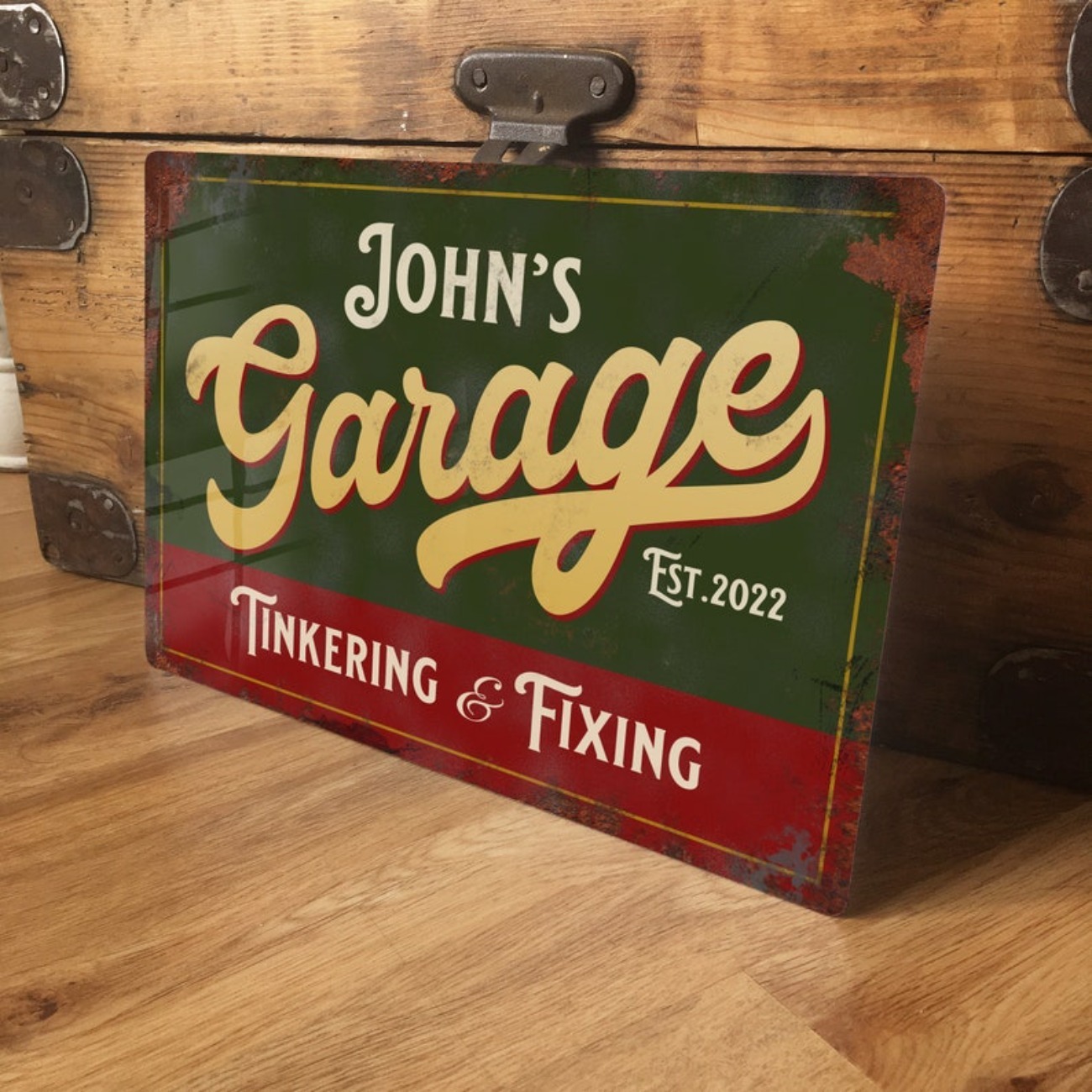 ป้ายโลหะโรงรถแบบกำหนดเอง - ป้า - Vintage Collectible Signs บทวิจารณ์และราคา