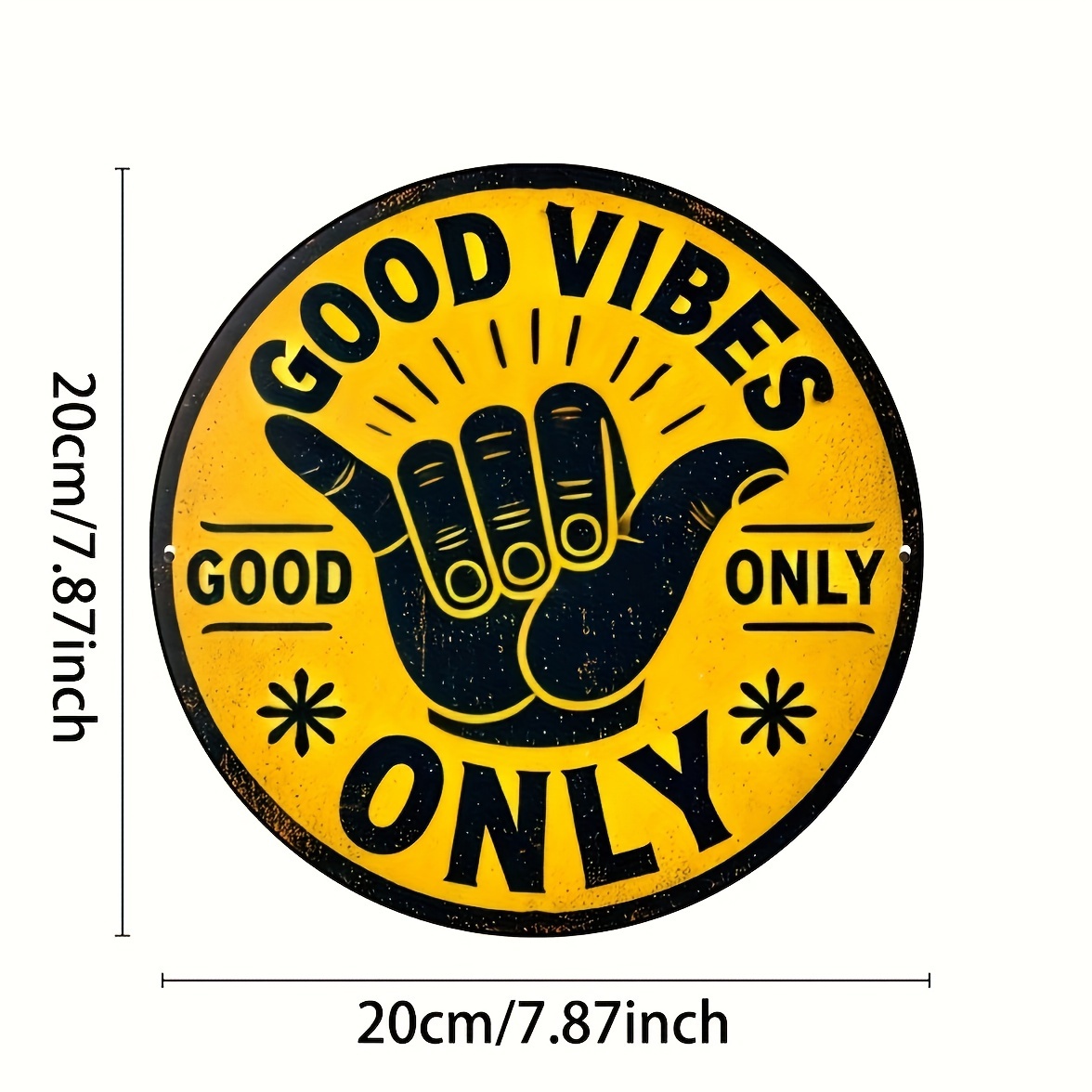 ป้ายอะลูมิเนียมทรงกลมสไตล์วินเ - Vintage Collectible Signs บทวิจารณ์และราคา