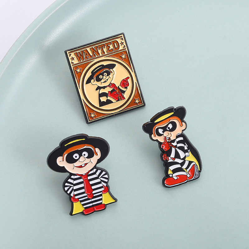 เข็มกลัดเคลือบวินเทจลาย Hambur - Vintage Cartoon Collectible บทวิจารณ์และราคา